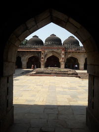 View of historical building