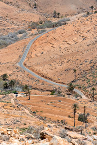 High angle view of landscape