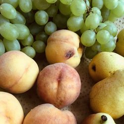 Full frame shot of fruits for sale in market