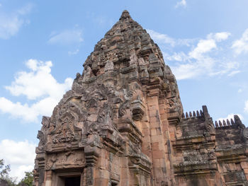 Low angle view of historical building against sky