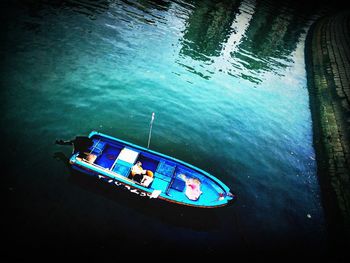 Boats in sea