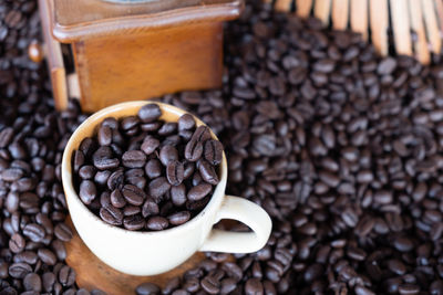 Close-up of coffee beans