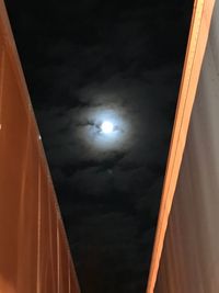 Close-up of moon at night