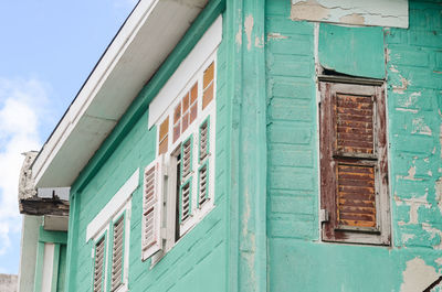 Old houses in punta, curacao, netherlands antilles