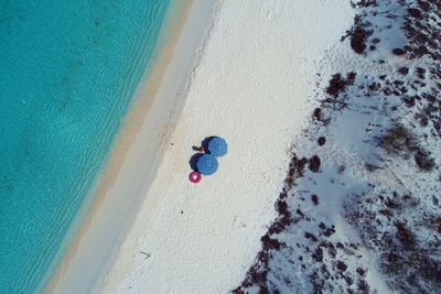 Aerial view of beach