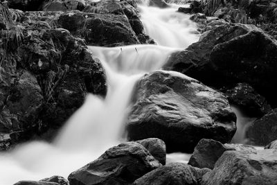 Waterfall frozen in time