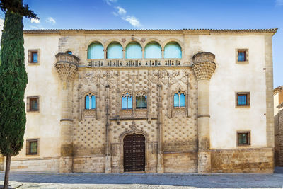 Palacio de jabalquinto is one of the best examples of isabelline gothic architecture, baeza, spain