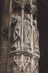 Low angle view of statue