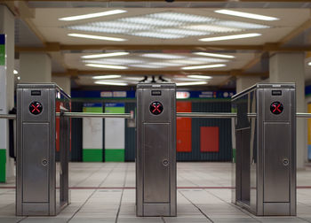 Interior of railroad station