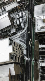 Low angle view of buildings in city