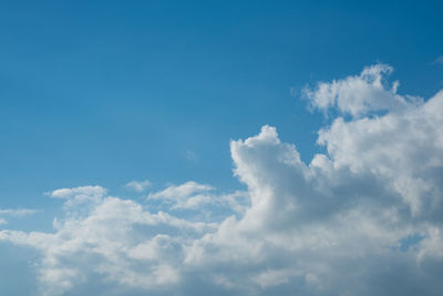 Low angle view of clouds in sky