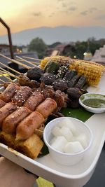 Close-up of food in plate