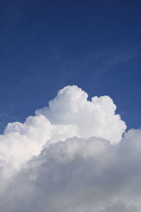 Low angle view of clouds in sky