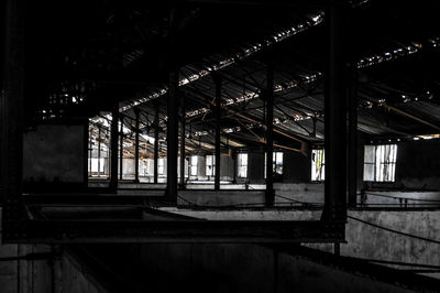 Interior of abandoned building