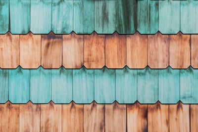 Full frame shot of tiled floor