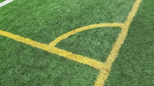 Full frame shot of soccer field