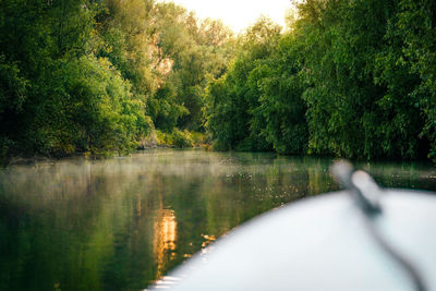 Scenic view of lake