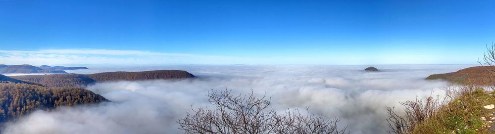 Panoramic shot of sea against sky