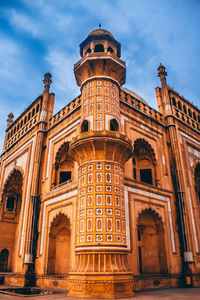 Low angle view of historical building against sky