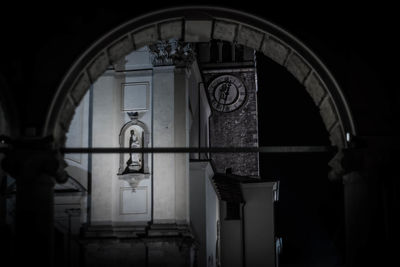 Entrance of building