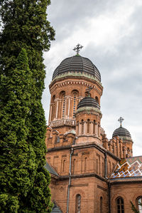 Low angle view of church