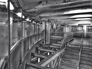 Interior of railroad station