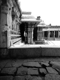 Low angle view of historical building