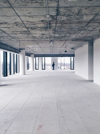 Person in empty office