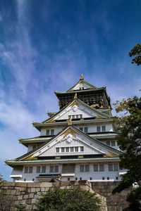 Low angle view of building against sky