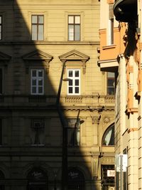 Low angle view of residential building