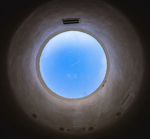 Low angle view of arch against sky