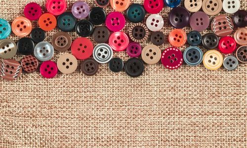 Full frame shot of multi colored buttons