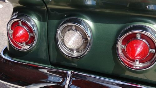 Close-up of vintage car