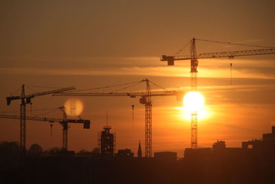 Scenic view of sunset