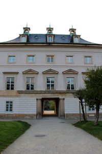 Low angle view of building against sky