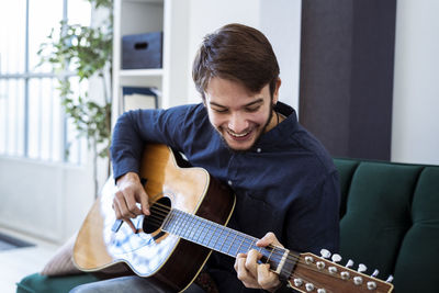 Man playing guitar