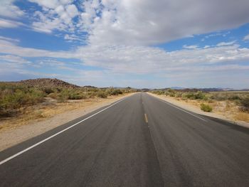 View of road against sky