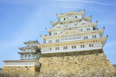 Low angle view of temple