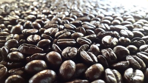 Detail shot of coffee beans