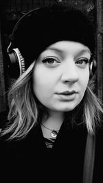 Close-up portrait of woman