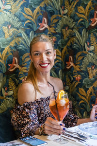 Portrait of a smiling young woman