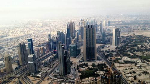 Aerial view of cityscape