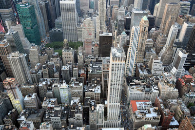 Full frame shot of buildings in manhattan