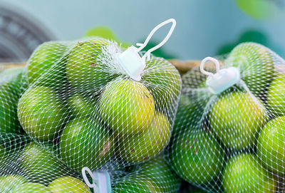 Close-up of fruits for sale at market stall