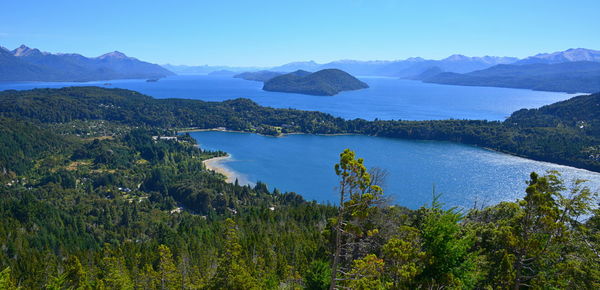 View of the lakes region from cerro campanaro