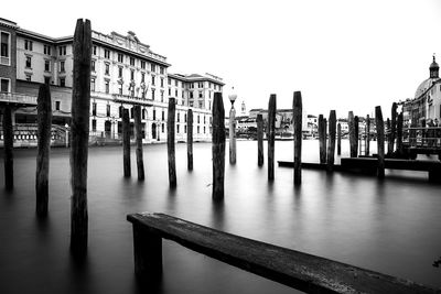 Built structure in water