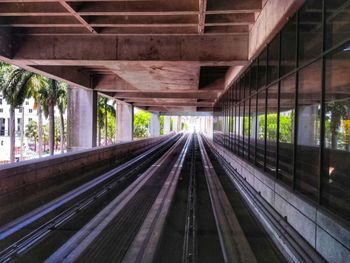 View of railroad tracks