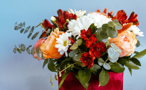 Close-up of rose bouquet