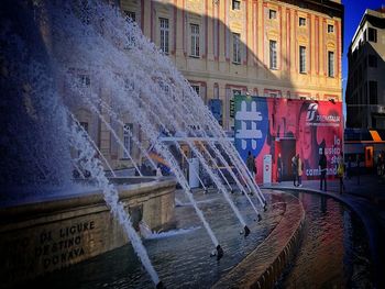 Panoramic view of buildings in city