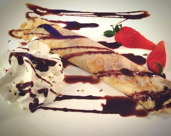 Close-up of pastry